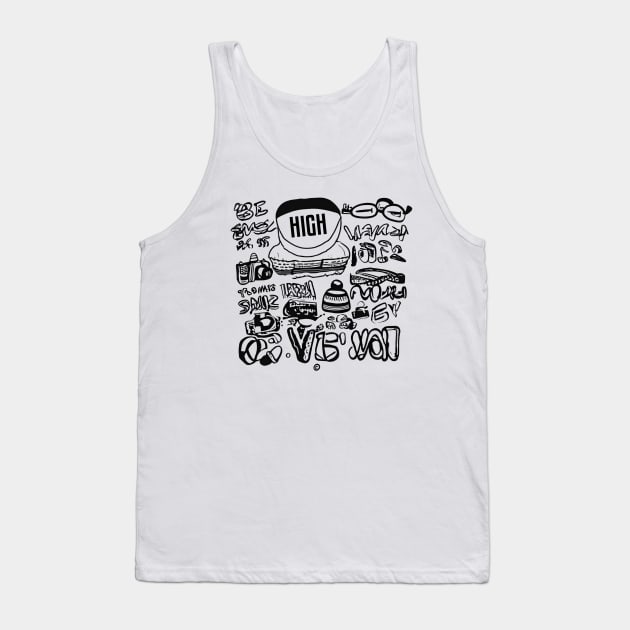 HIGH on doodles Tank Top by HIGHSteve